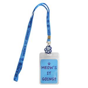 Meow's It Going - Funny Cat Kitten Themed Lanyard